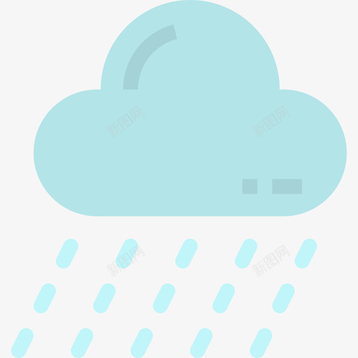 雨149号天气平坦图标svg_新图网 https://ixintu.com 149号天气 平坦 雨