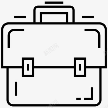 公文包笔记本电脑包数码经济系列图标图标