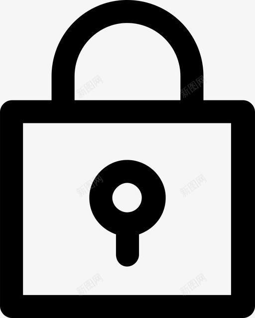 锁键盘挂锁图标svg_新图网 https://ixintu.com 安全 挂锁 私人 锁 键盘