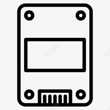 固态硬盘计算机硬件图标图标