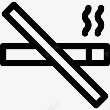 禁止吸烟14号铁路直达图标图标