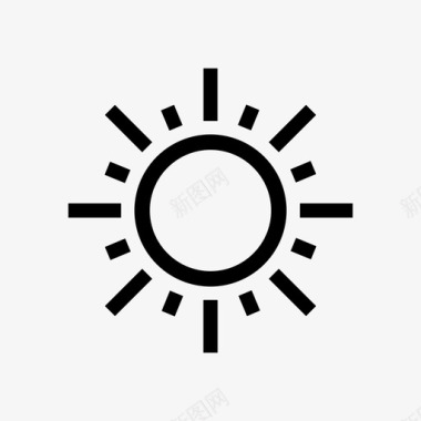 太阳白天自然图标图标