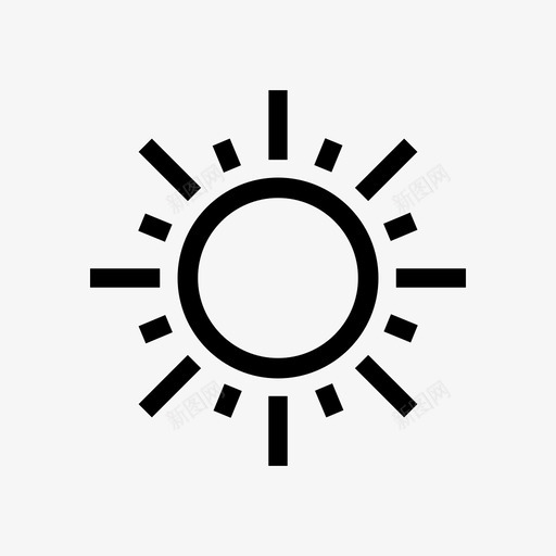 太阳白天自然图标svg_新图网 https://ixintu.com 天气 天空 太阳 白天 自然 阳光