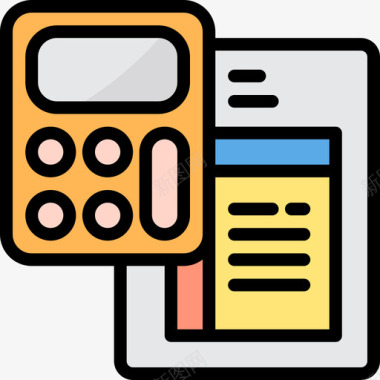 计算器计算4线颜色图标图标