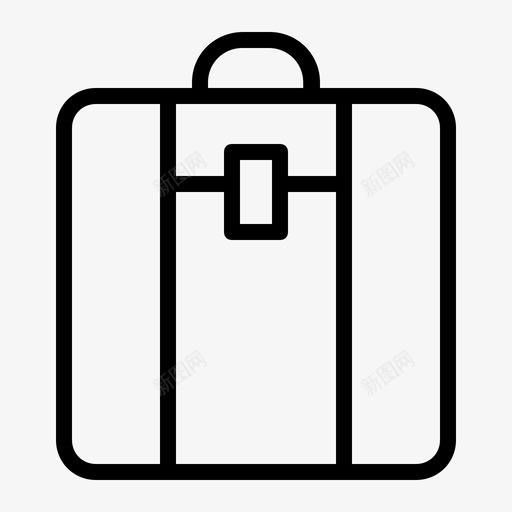 旅行箱公文包行李图标svg_新图网 https://ixintu.com 公文包 商务和办公4 旅行 旅行箱 行李