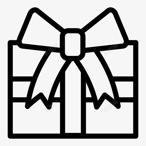 礼品包生日圣诞节图标svg_新图网 https://ixintu.com 各种 圣诞节 生日 礼品包 礼物