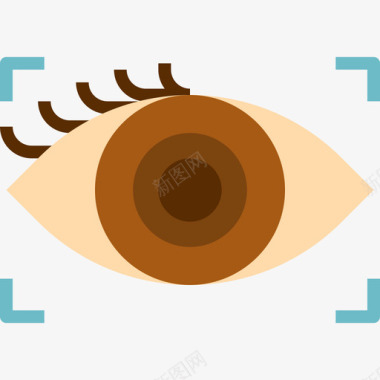 眼睛扫描通讯111平板图标图标