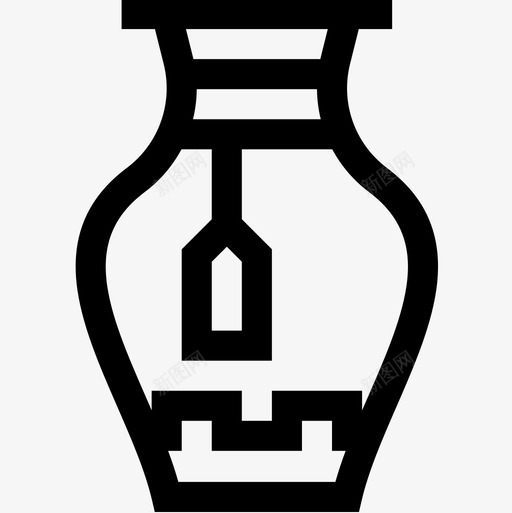 花瓶拍卖3直系图标svg_新图网 https://ixintu.com 拍卖3 直系 花瓶
