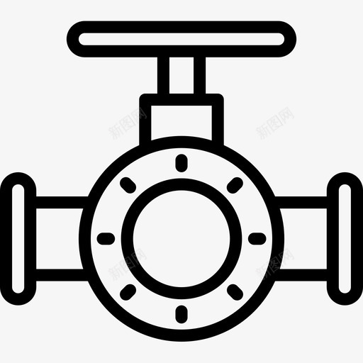 阀门工业9线性图标svg_新图网 https://ixintu.com 工业9 线性 阀门