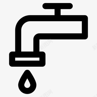 水龙头浴室水图标图标