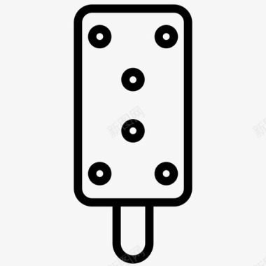 冰淇淋快餐冷冻奶油图标图标