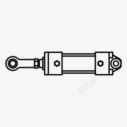ca气缸液压气动图标图标