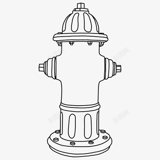 消火栓应急禁止停车图标svg_新图网 https://ixintu.com 应急 插头 水 水泵 消火栓 消防栓 禁止停车