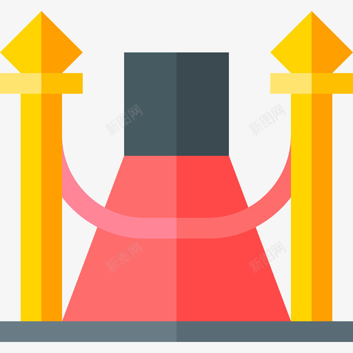 红地毯37电影院平铺图标svg_新图网 https://ixintu.com 37电影院 平铺 红地毯