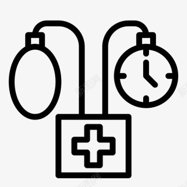 血压健康保健图标图标