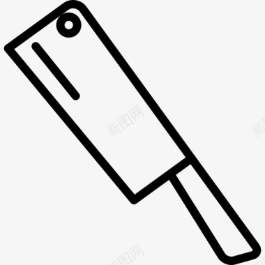 刀食品88直形图标图标