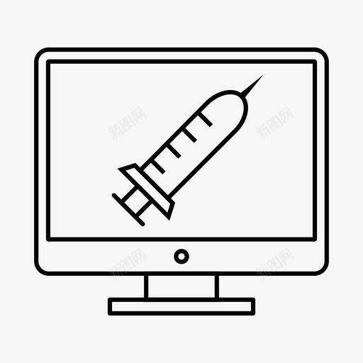 注射lcd医疗图标svg_新图网 https://ixintu.com lcd 医疗 治疗 注射 注射器