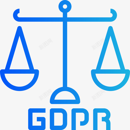 公正gdpr16梯度图标svg_新图网 https://ixintu.com gdpr16 公正 梯度