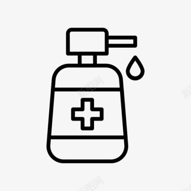 医用肥皂清洁剂卫生用品图标图标