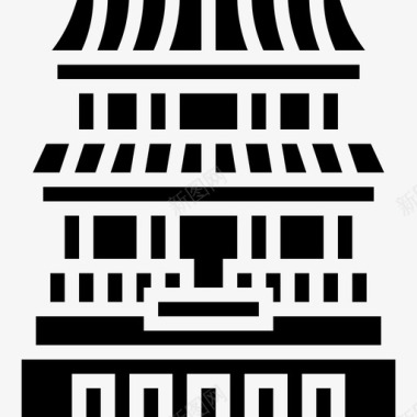 紫禁城中国符号4雕文图标图标