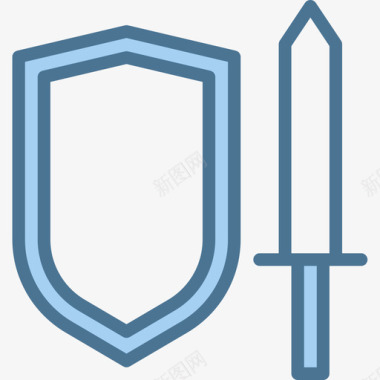 剑武器3蓝色图标图标