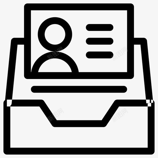个人信息svg_新图网 https://ixintu.com 个人信息 信息，盒子，个人信息