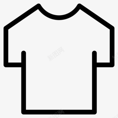 服装商业衬衫图标图标