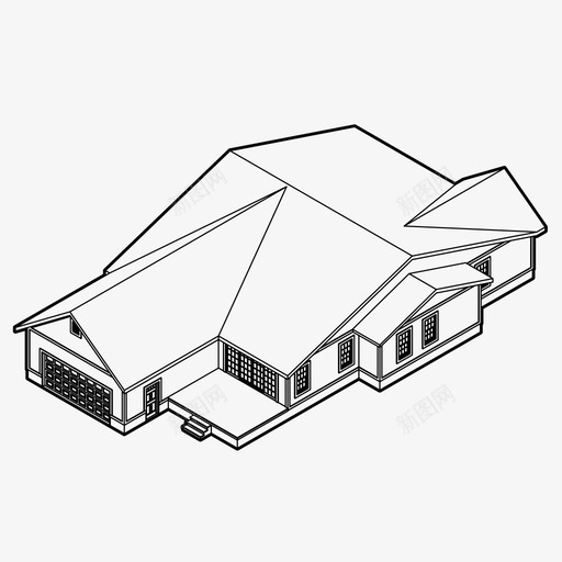 小屋建筑家图标svg_新图网 https://ixintu.com 家 小屋 建筑 真实状态