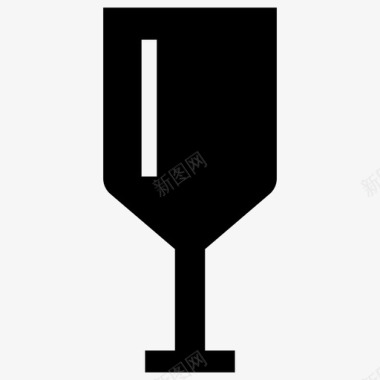 一次性酒杯饮料容器饮料杯图标图标