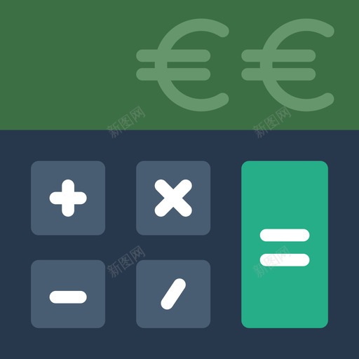 计算器商务和金融84扁平图标svg_新图网 https://ixintu.com 商务和金融84 扁平 计算器