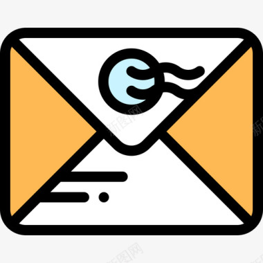 邮件选项卡栏和设置4线颜色图标图标