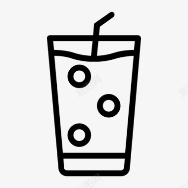 饮料冷饮玻璃杯图标图标