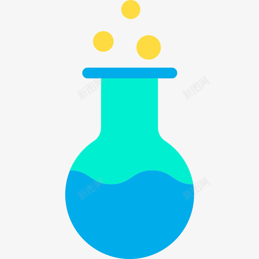 烧瓶教育和学校3扁平图标svg_新图网 https://ixintu.com 扁平 教育和学校3 烧瓶