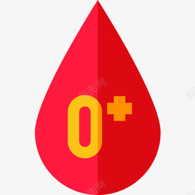 献血献血16平坦图标图标
