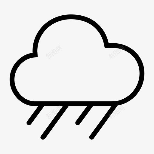 ios-rainy-outlinesvg_新图网 https://ixintu.com ios-rainy-outline