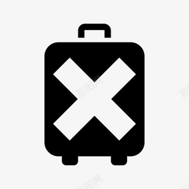 旅行箱旅行包图标图标