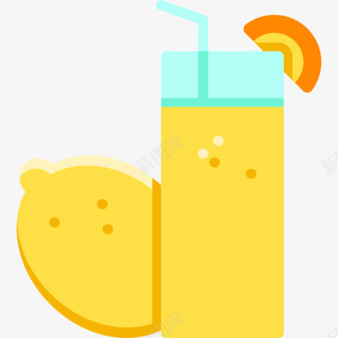 柠檬汁热带8淡柠檬汁图标图标