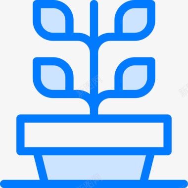 植物火鸡2蓝色图标图标