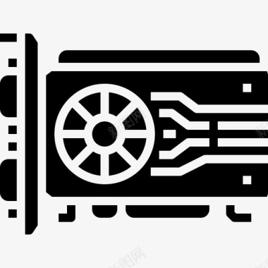 电脑零件存储卡处理器图标图标