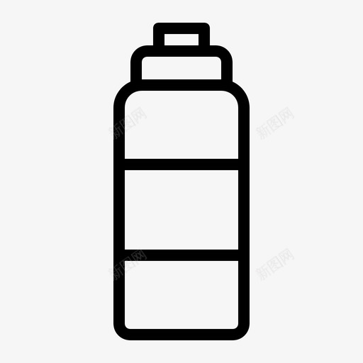 饮料瓶健康纯净图标svg_新图网 https://ixintu.com 健康 水 纯净 酒店4 饮料瓶