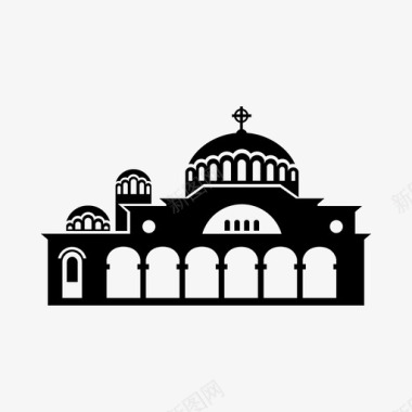 索非亚圣内德尔雅教堂索非亚圣奈德利亚教堂保加利亚图标图标