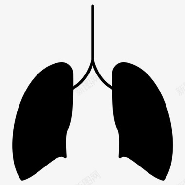 肺身体部位胸部图标图标