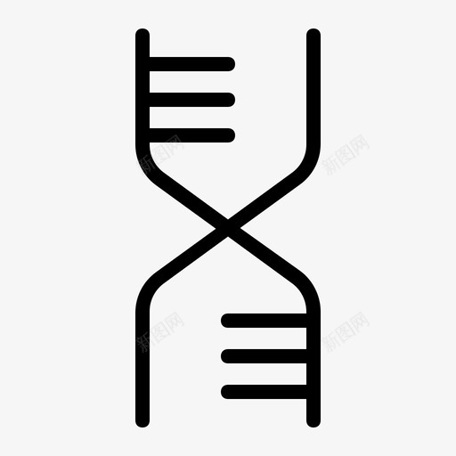 染色体医学2图标svg_新图网 https://ixintu.com 医学2 染色体