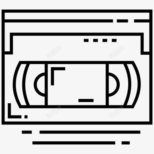 复古磁带音频音乐系统音箱图标svg_新图网 https://ixintu.com 光驱 复古磁带 复古音乐设备 技术设备线图标 音箱 音频音乐系统