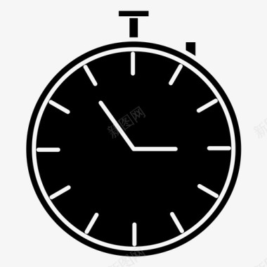 秒表运动计时器图标图标