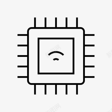 无线芯片设备硬件图标图标