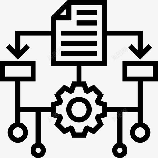 算法编程31线性图标svg_新图网 https://ixintu.com 算法 线性 编程31