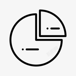 excel会计图表饼图会计业务图标高清图片