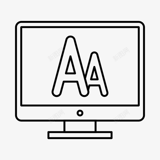 字体字母lcd图标svg_新图网 https://ixintu.com lcd web 字体 字母 文本