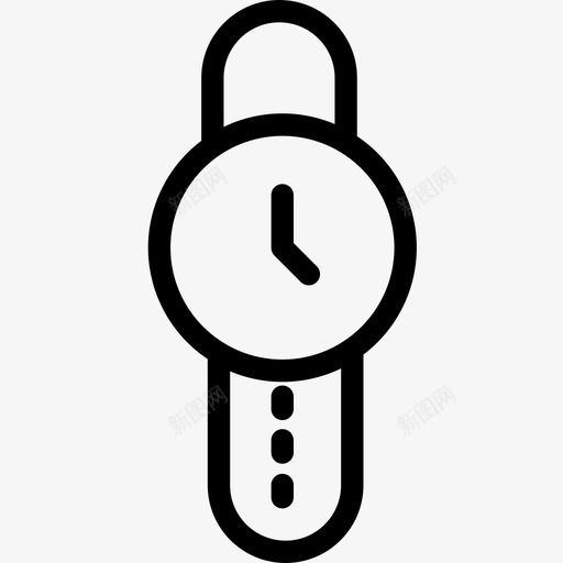 手表购物119直线型图标svg_新图网 https://ixintu.com 手表 直线型 购物119